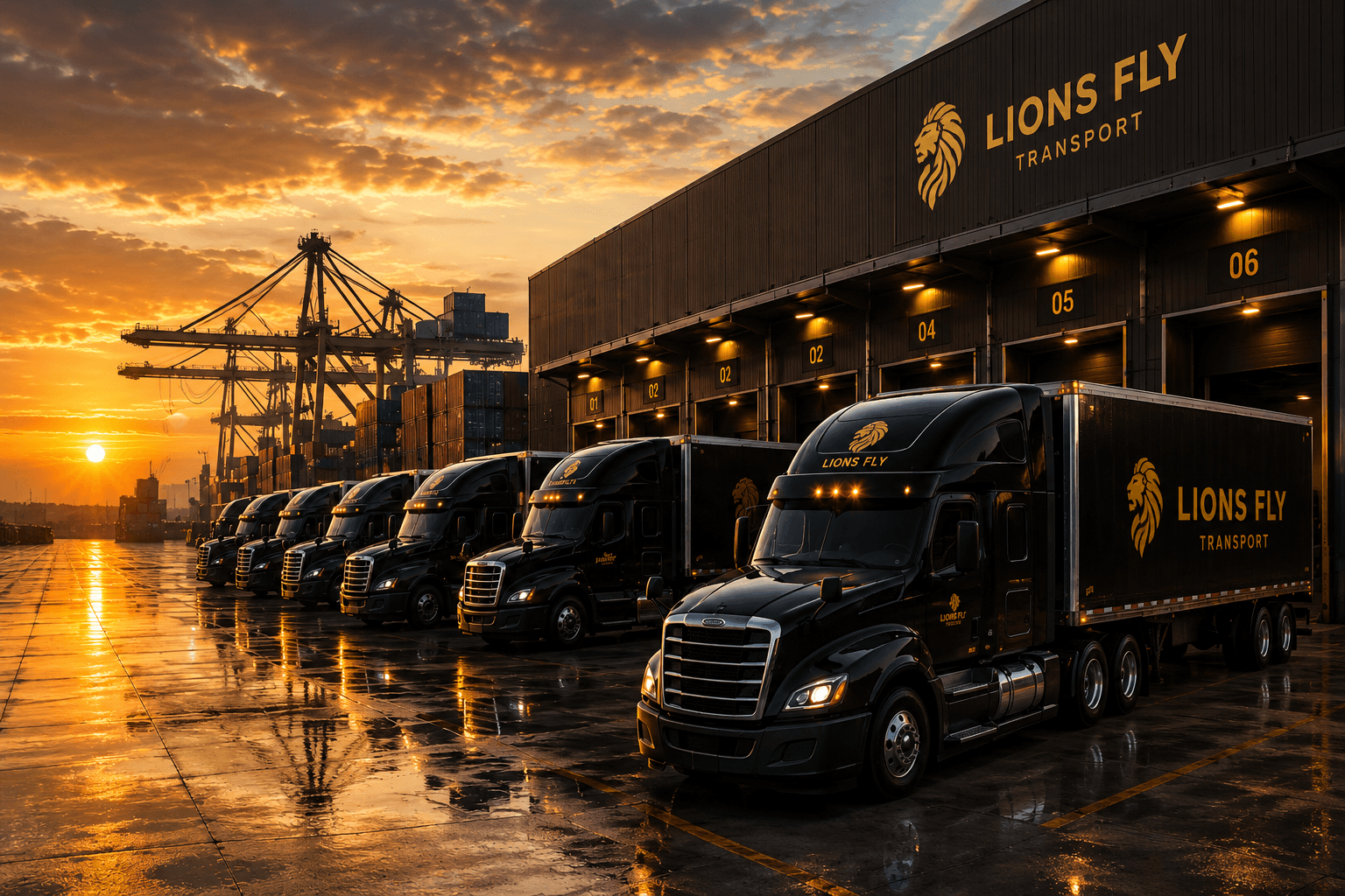 Lions Fly Transport Fleet